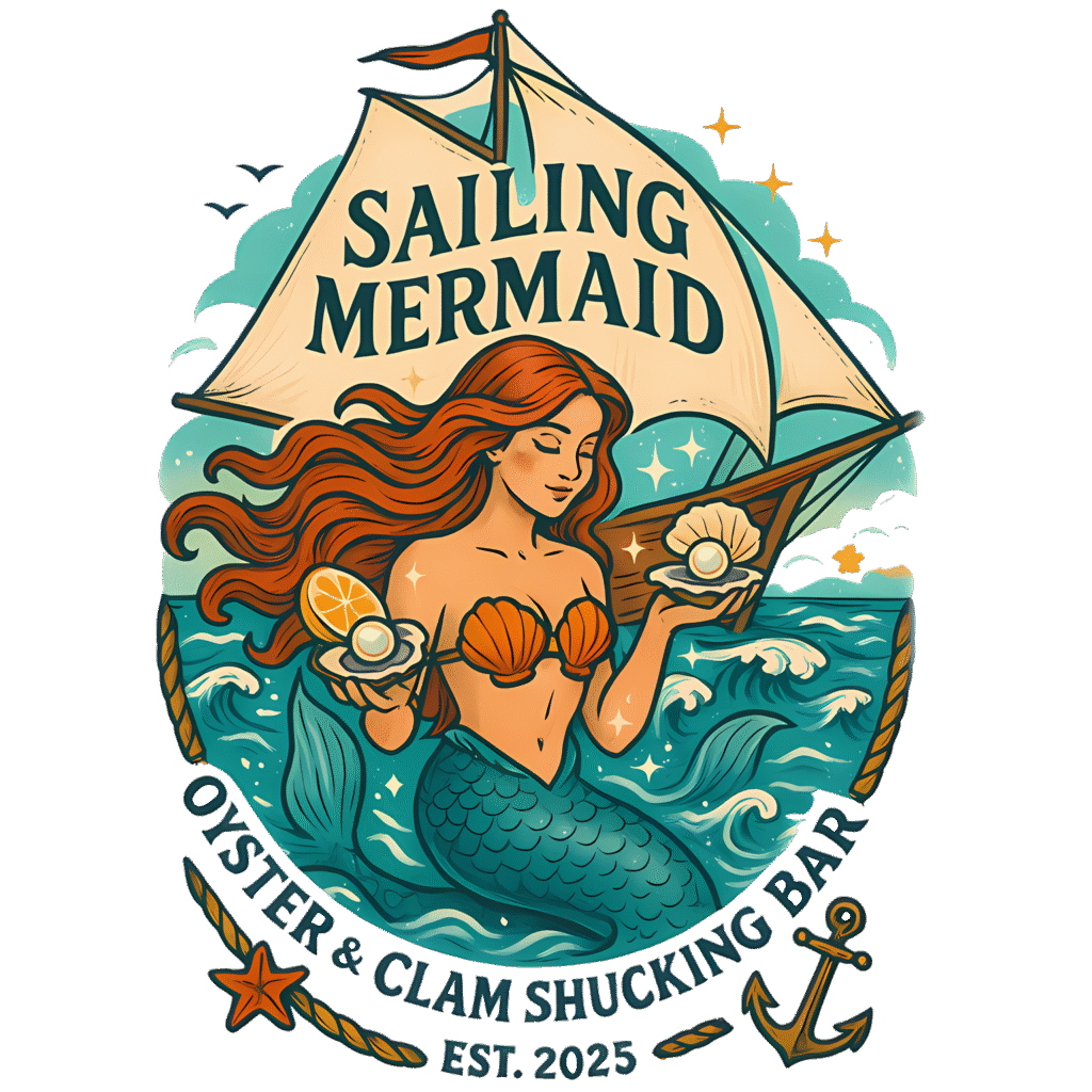 sailing mermaid logo refined nowhite